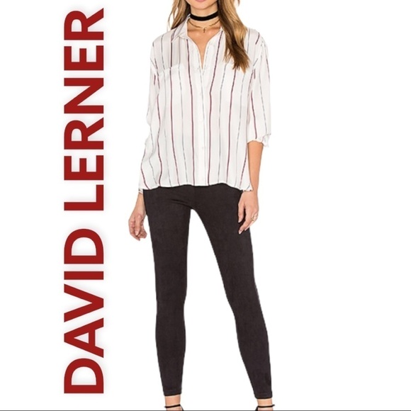 DAVID LERNER Elliott Micro Suede Soft Black Leggings, Size Small - Picture 5 of 12